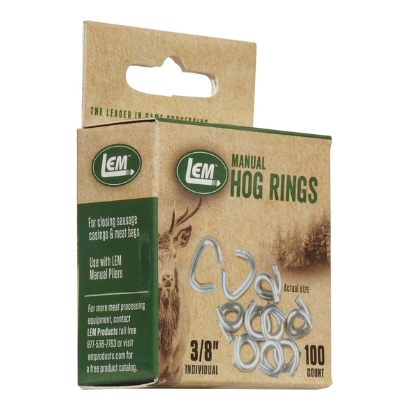 Hog Rings Packaging Facing Right