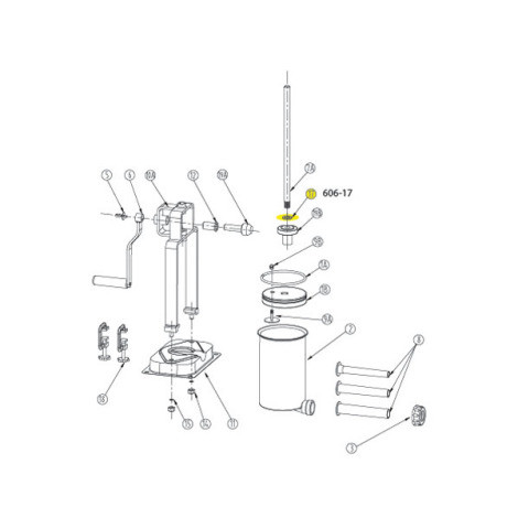 Washer for 5 lb. Vertical Stuffer # 606 & 606SS & 1606 & 1606SS