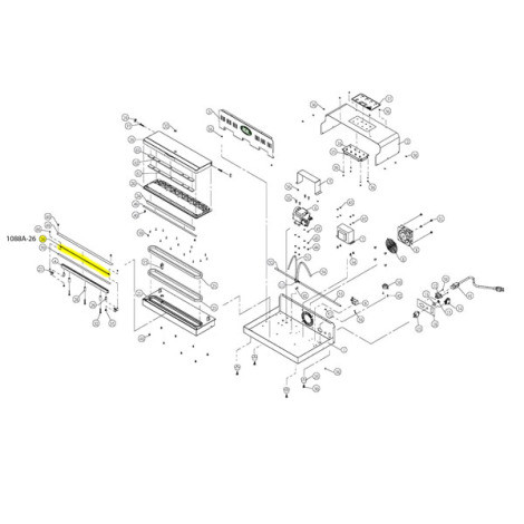 Heating Element for MaxVac Vacuum Sealers Diagram