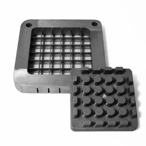 1/2" Cutting Blade And Push Plate for French Fry Cutter # 825