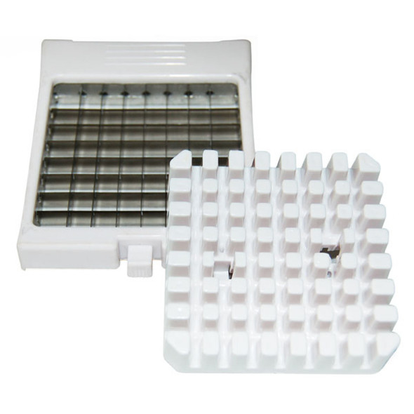 64 Hole 3/8" Fine Cutter, Frame, Push Plate for French Fry Cutter # 587