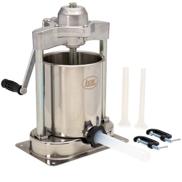 MightyBite® 15 lb. Stuffer With Plastic Stuffing Tubes