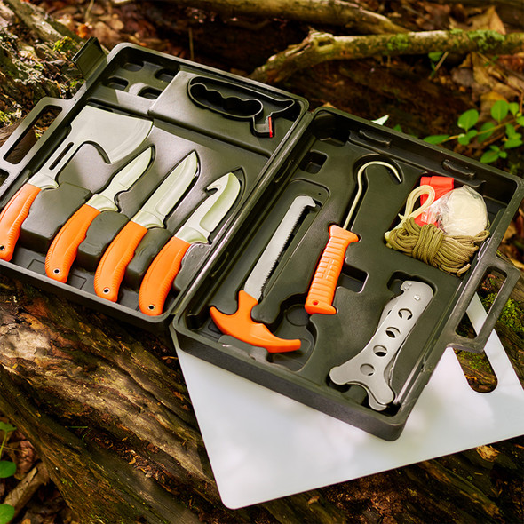 Field Dressing Knife Kit In The Woods