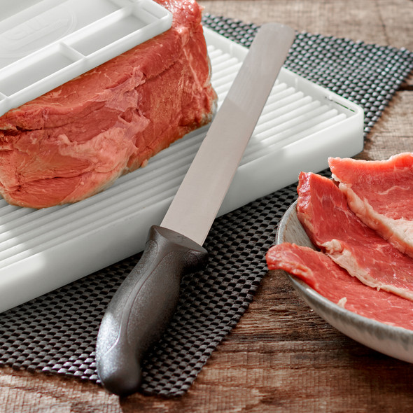 10" Jerky Knife Cutting Jerky Strips