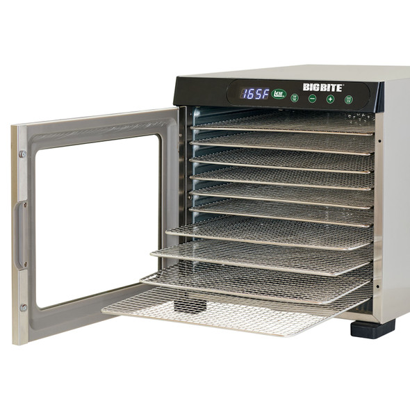BigBite® 10-Tray Dehydrator Door Open