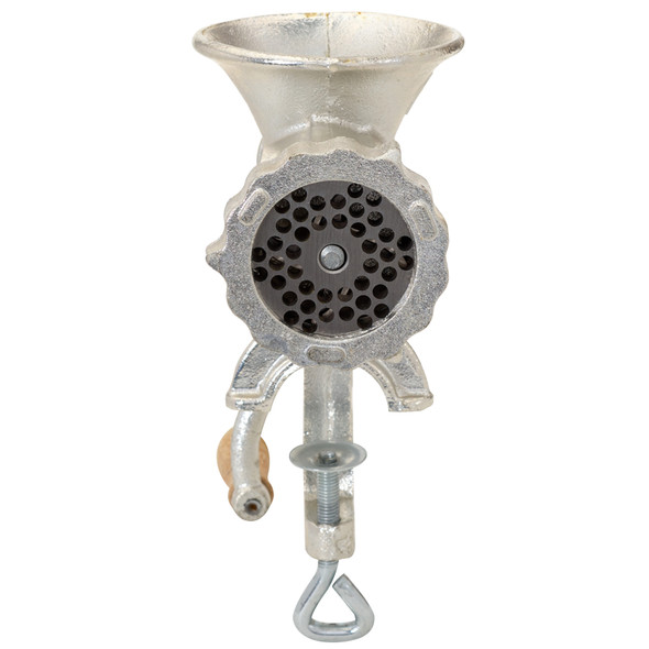 #10 Tinned Cast Iron Grinder front facing