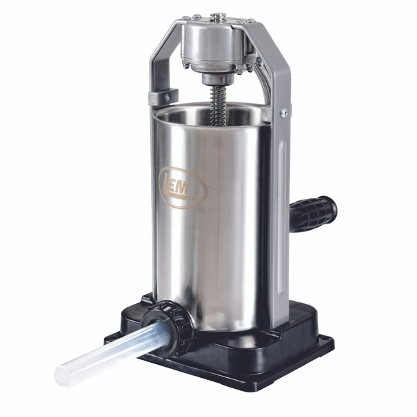 5 lb. Vertical Sausage Stuffer left facing