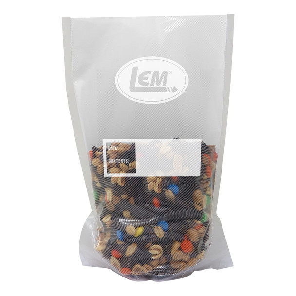 MaxVac® Stand & Fill Vacuum Bags Filled