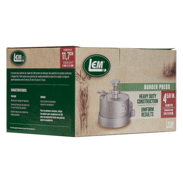 Non-Stick Adjustable Burger Press Packaging