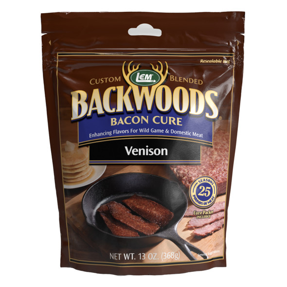 Venison Bacon Seasoning Cure package
