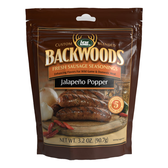 Backwoods® Jalapeno Popper Fresh Sausage Seasoning
