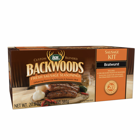 Backwoods® Bratwurst Fresh Sausage Kit